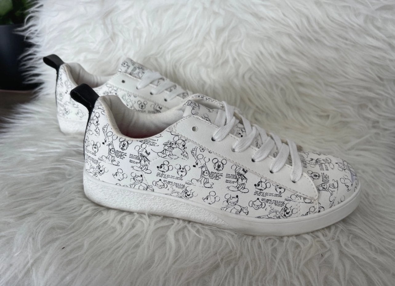 Dames sneakers Disney Mickey Mouse maat 39, Wit, Ophalen of Verzenden, Sneakers of Gympen, Zo goed als nieuw
