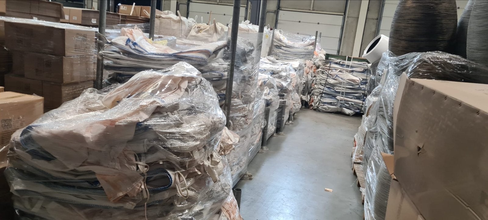 Grote partij bigbags gratis, Ophalen, Gebruikt, 100 cm of meer, Opvouwbaar