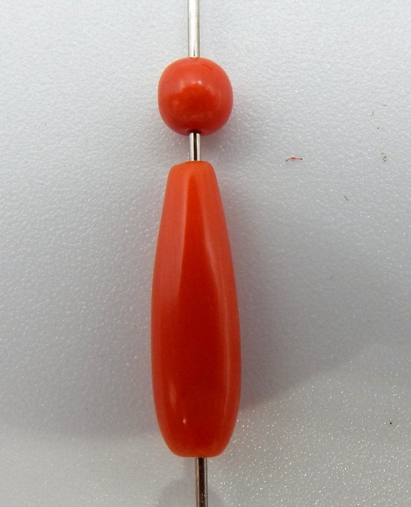 2 bloedkoralen t.b.v. een hanger, Sieraden, Tassen en Uiterlijk, Ophalen of Verzenden, Overige materialen, Hanger, Met edelsteen