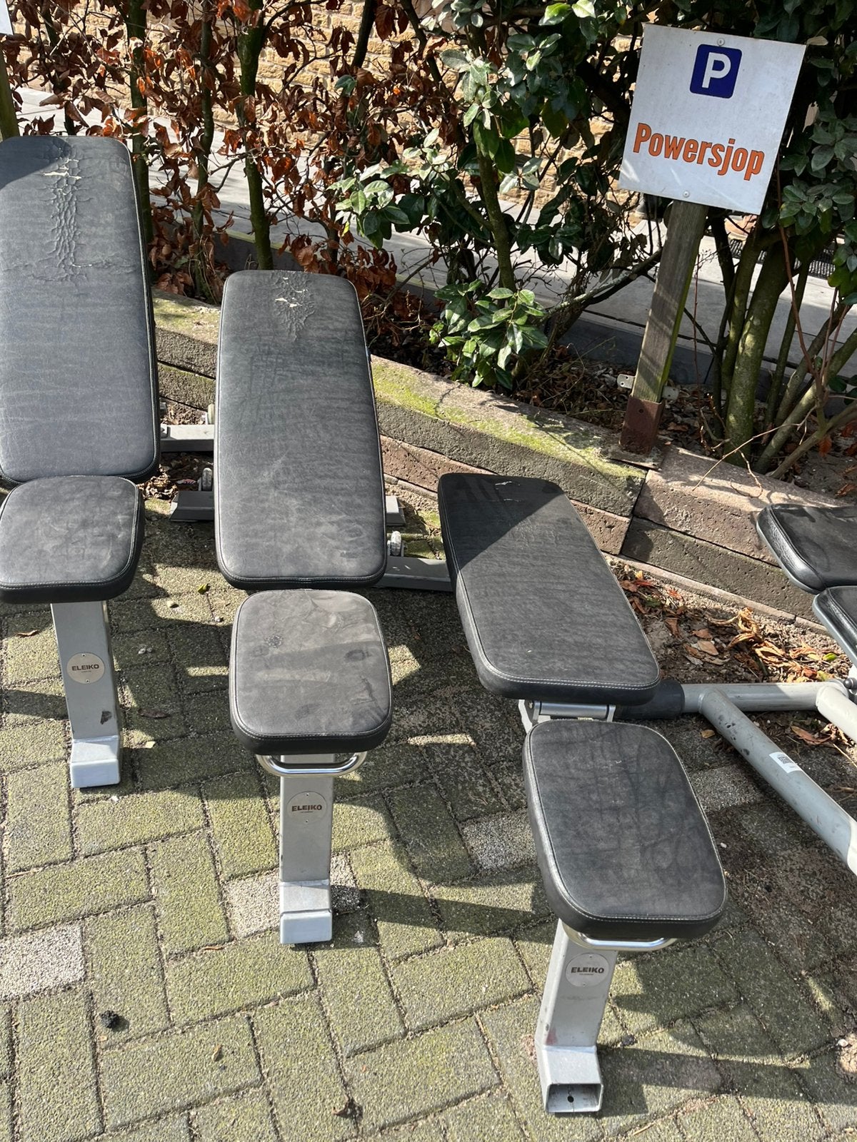 Eleiko verstelbare bank adjustable bench ( evt 3 stuks ), Sport en Fitness, Fitnessmaterialen, Ophalen, Eleiko, Gebruikt, Bank