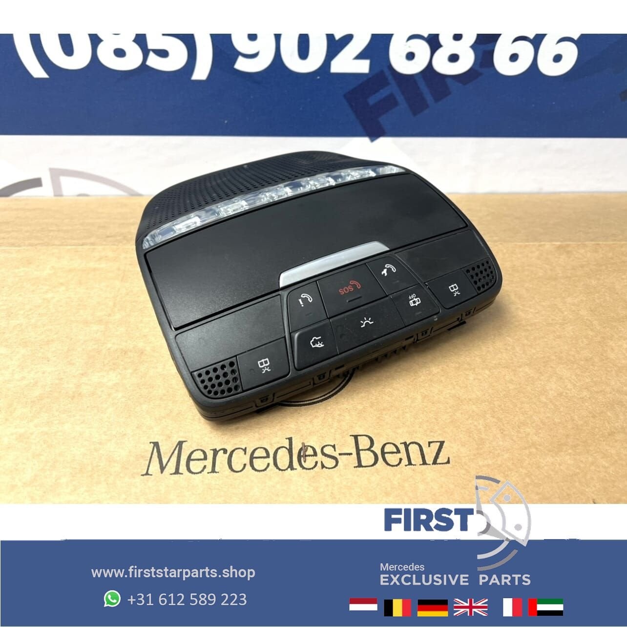 DAKLICHT PANEEL ZWART W205 C63 W213 E63 W253 GLC63 DAK BEDIE, Auto-onderdelen, Gebruikt, -, Ophalen of Verzenden, -