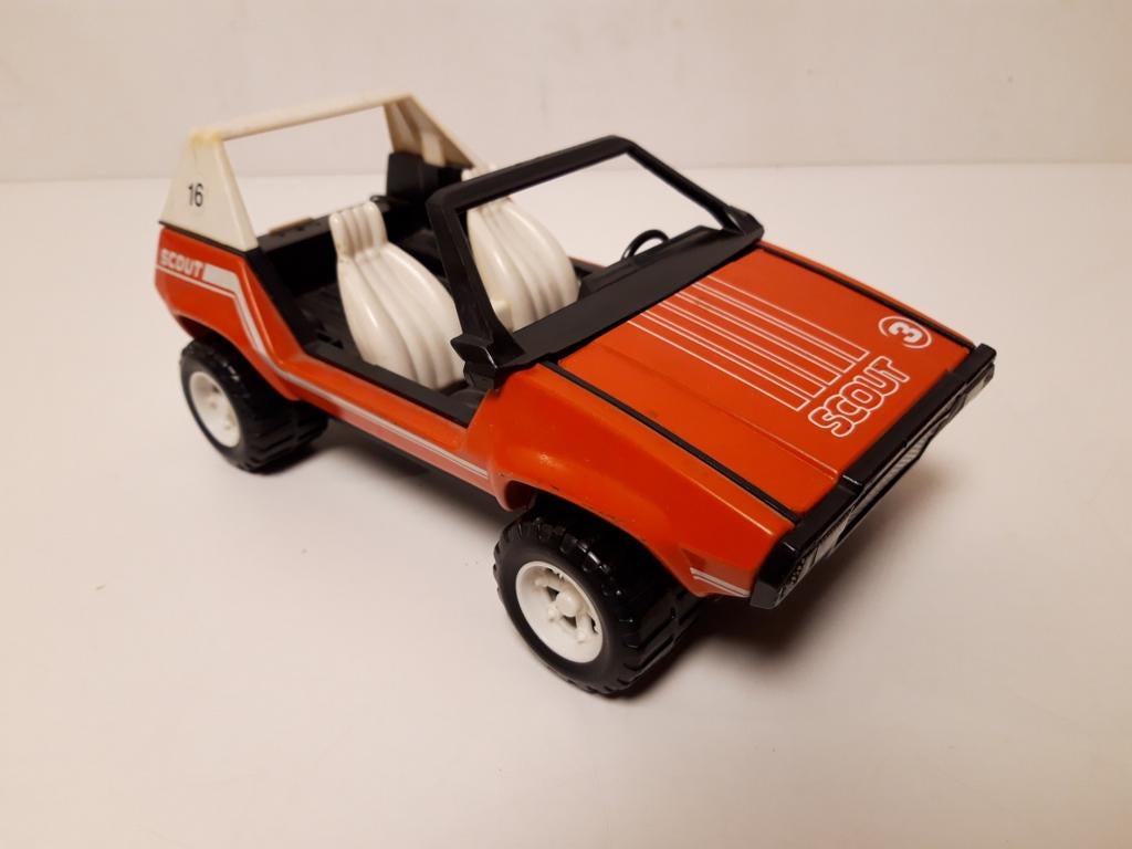 Joustra scout buggy jaren 70 retro speelgoed, Ophalen of Verzenden