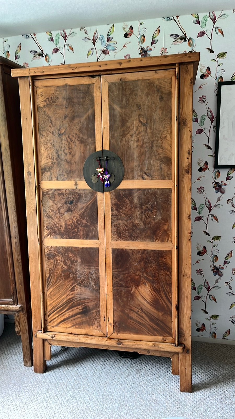 Chinese antieke houten kast, Ophalen