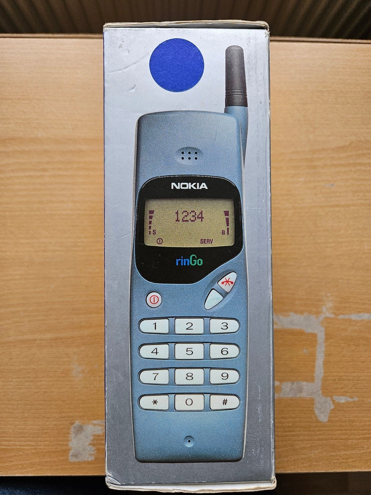 Nokia Ringo (zonder accu/achterkant), Telecommunicatie, Gebruikt, Blauw, Geen camera, Fysiek toetsenbord