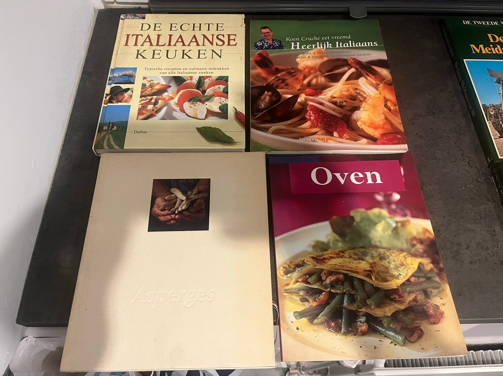 4 KOOKBOEKEN TE KOOP, Ophalen of Verzenden, Gelezen, Italië