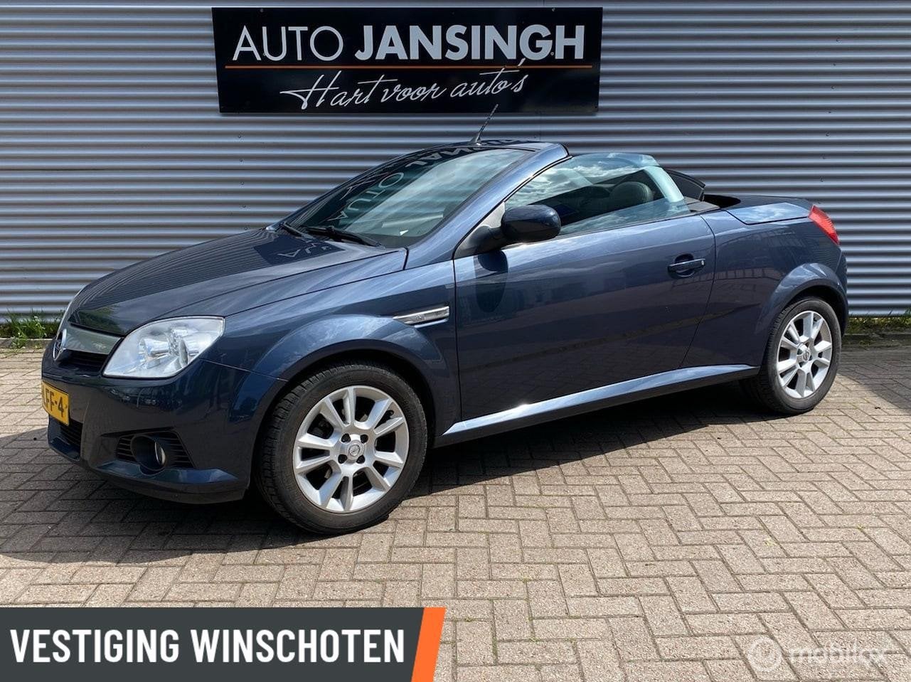Opel Tigra TwinTop 1.8-16V Enjoy | Airco | Stoelverwarming |, Stoelverwarming, Gebruikt, Zwart, 4 cilinders