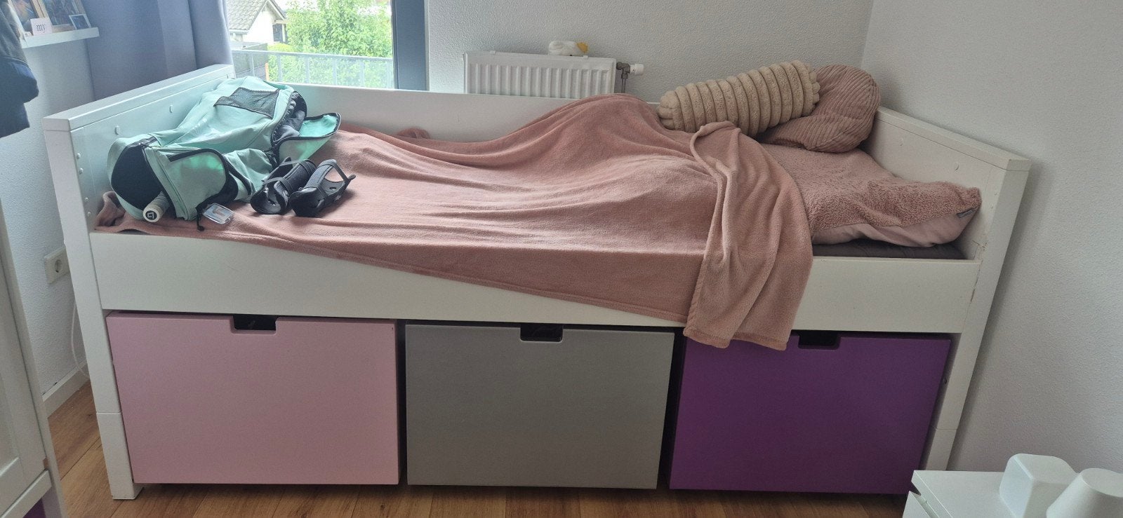 Bopita mix & match combiflex bed met bakken, Ophalen of Verzenden, Zo goed als nieuw, Halfhoogslaper