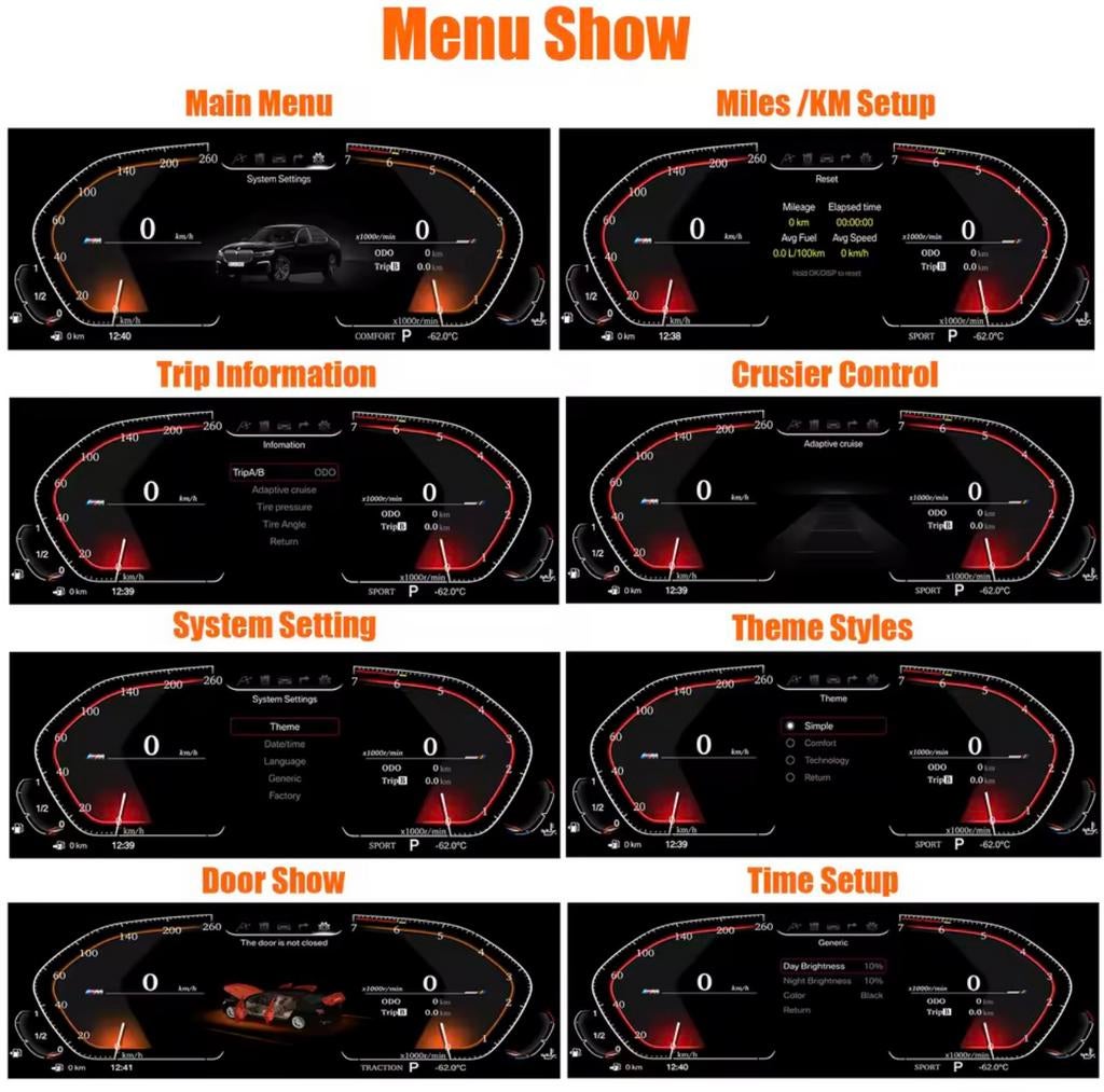 Nieuwste Originele Digitale LCD Voor BMW 3 4 Serie, Auto-onderdelen, Ophalen of Verzenden