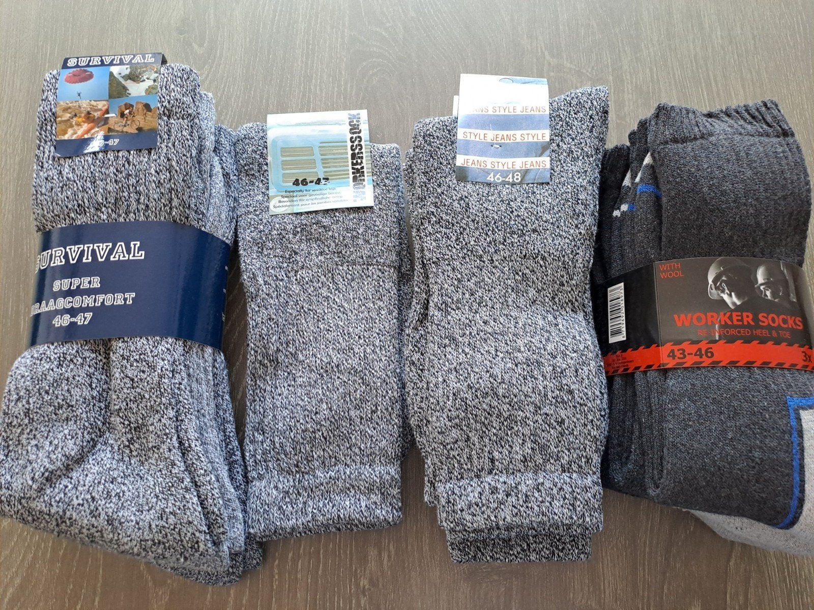 Diverse werk- en comfortsokken, nieuw, Kleding | Heren, Sokken en Kousen, Overige kleuren, Nieuw, Overige maten, Ophalen of Verzenden
