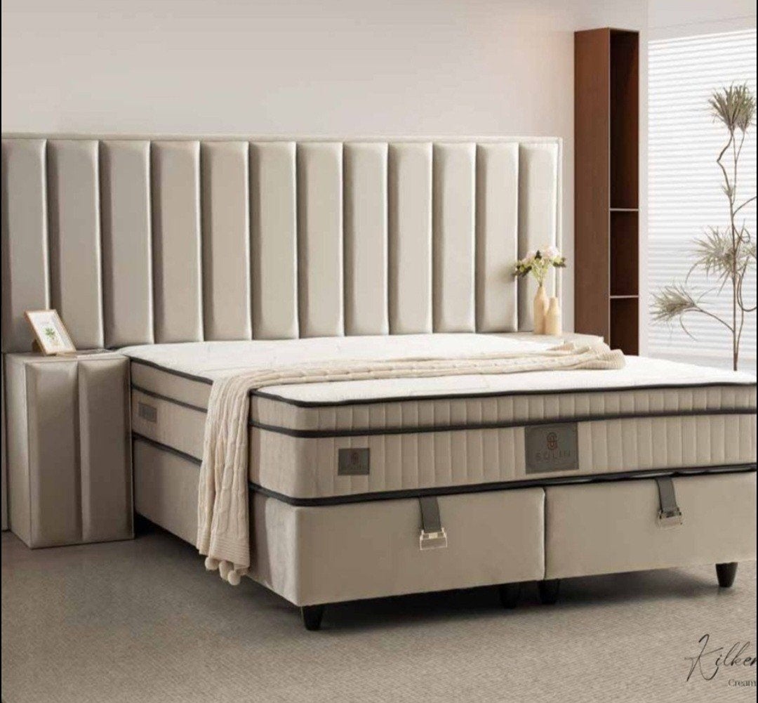 nieuwe boxspring 180x200cm., Ophalen, Nieuw, Tweepersoons, 180 cm