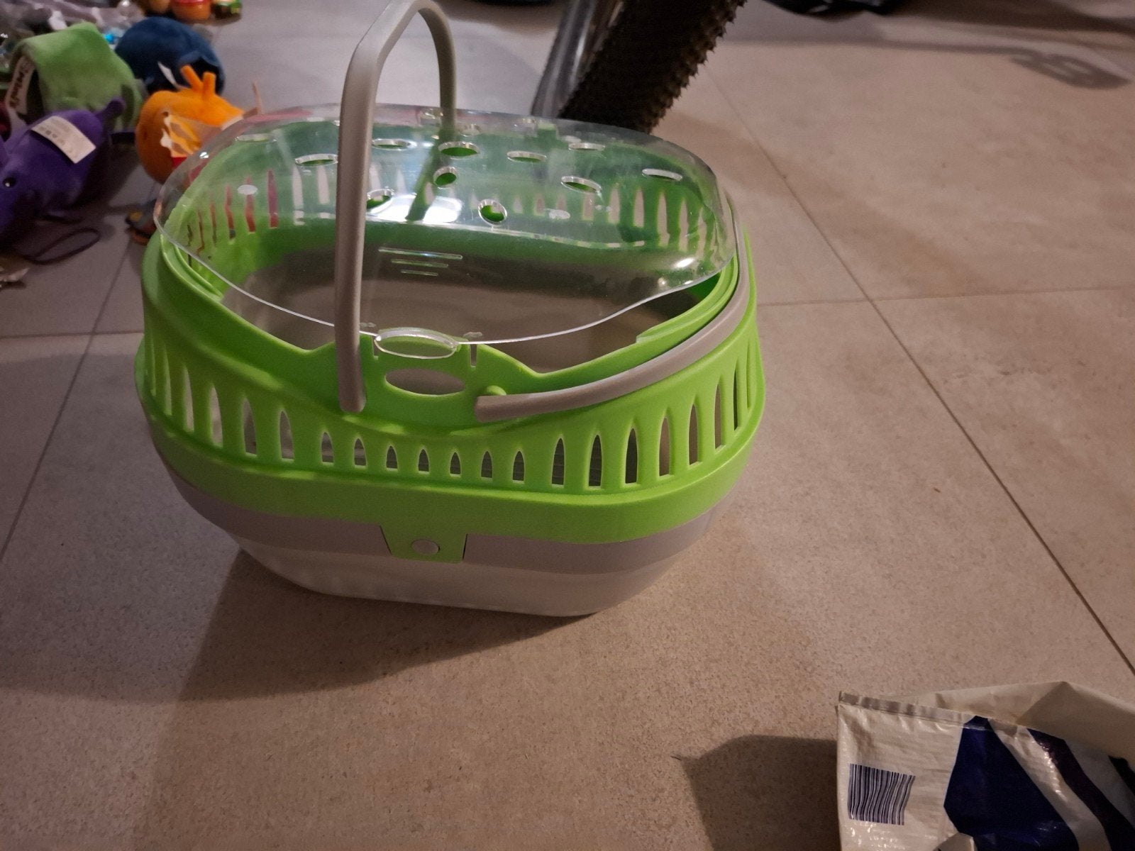 knaagdieren transport mand reismand ferplast, Ophalen of Verzenden, Zo goed als nieuw, Transportkoffer of -box