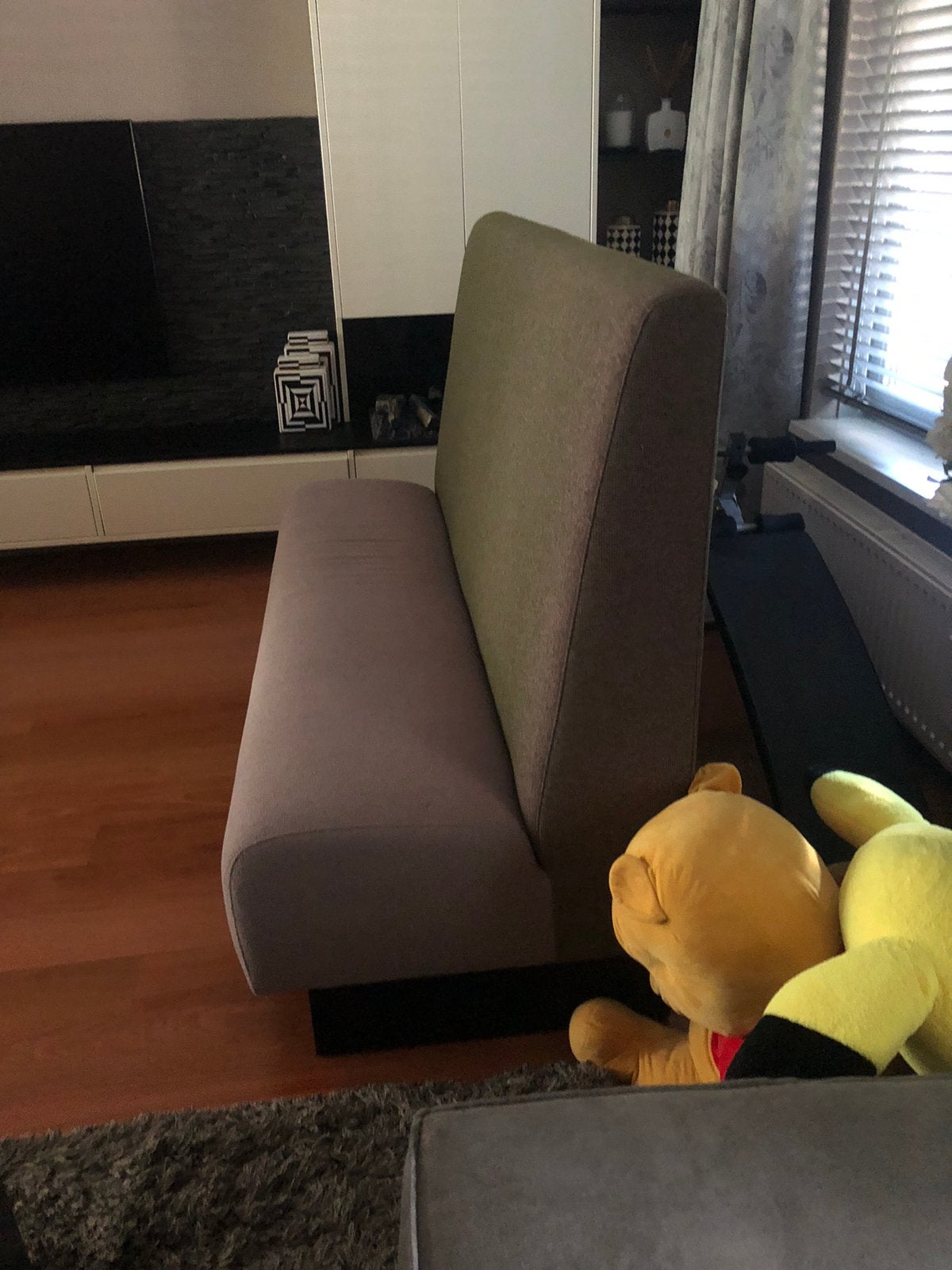 Loungebank, 150 tot 200 cm, Ophalen of Verzenden, Zo goed als nieuw, Stof