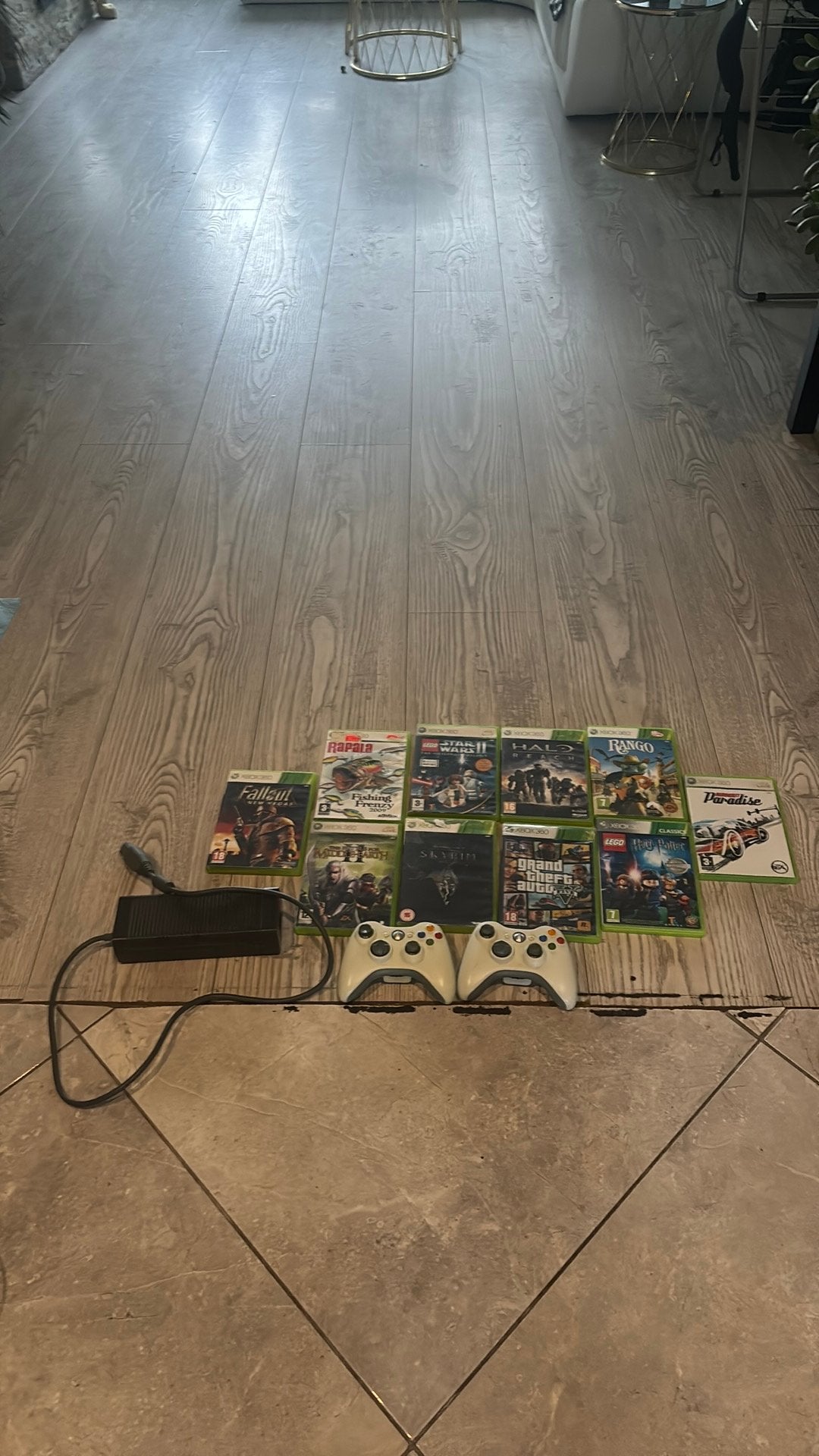Xbox 360 games en controllers, Spelcomputers en Games, Ophalen, Gebruikt, Met 2 controllers, Atari 2600
