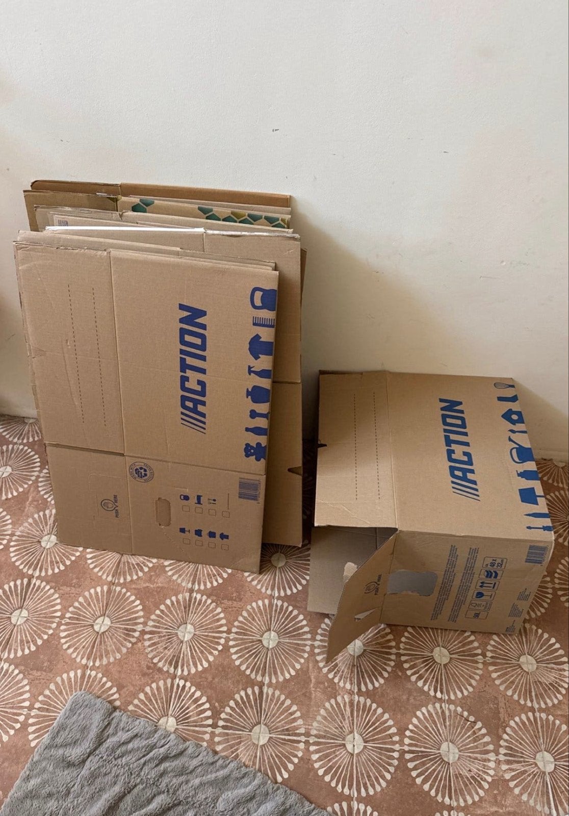 Verhuisdozen van Action - Diverse maten, 40 tot 60 cm, 50 tot 75 cm, Ophalen of Verzenden, 35 tot 50 cm