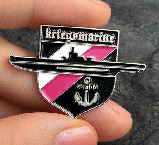 Kriegsmarine U-boot Replica Enamel Pin Broche speldje, Verzamelen, Verzenden, Marine, Duitsland, Embleem of Badge