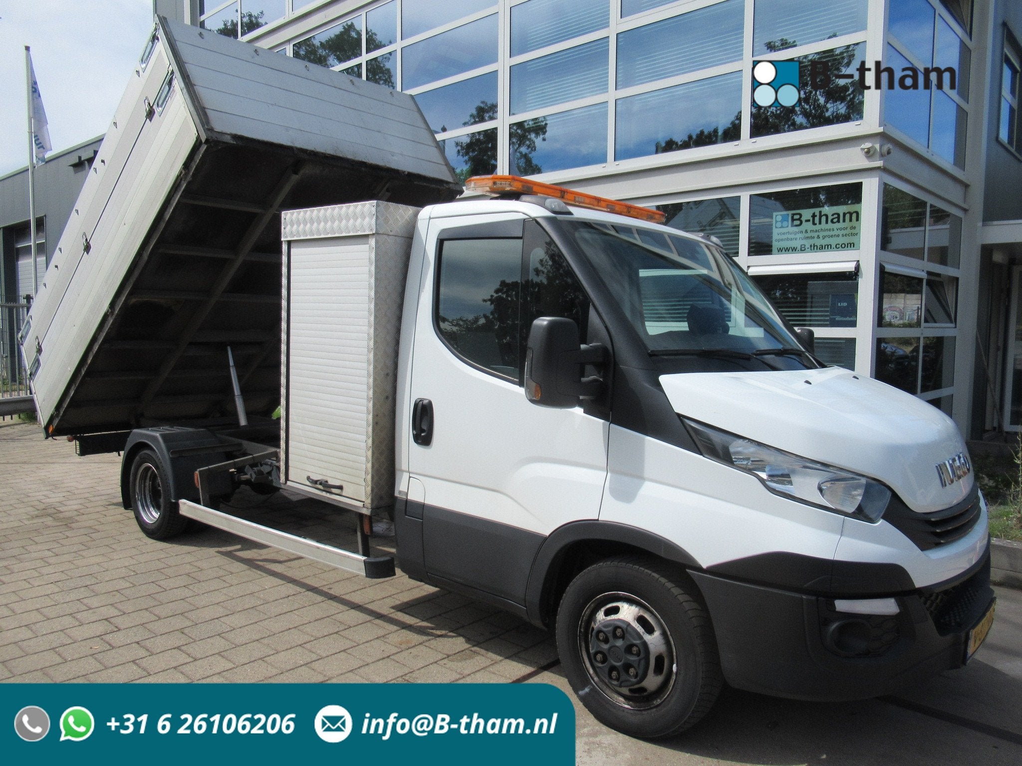 Iveco Daily 35C14 2.3 410 Kipper Tipper Automatic AIRCO - KL, Auto's, Gebruikt, Euro 6, Iveco, Origineel Nederlands
