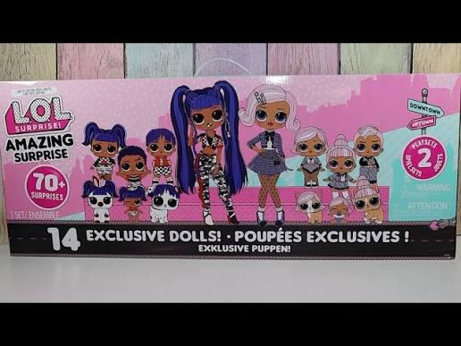 L.O.L. Surprise! Downtown BB & Uptown Girl Remix Lockers set, Ophalen of Verzenden, Zo goed als nieuw, Overige typen