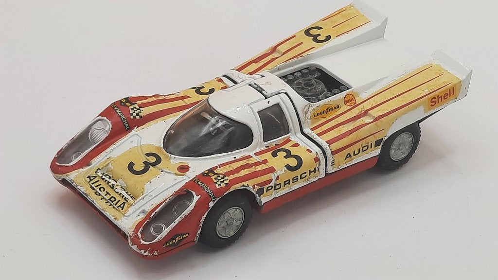 Porsche 917 1:43 Mercury Italy, Hobby en Vrije tijd, Modelauto's | 1:43, Ophalen of Verzenden, Gebruikt, Auto, Overige merken