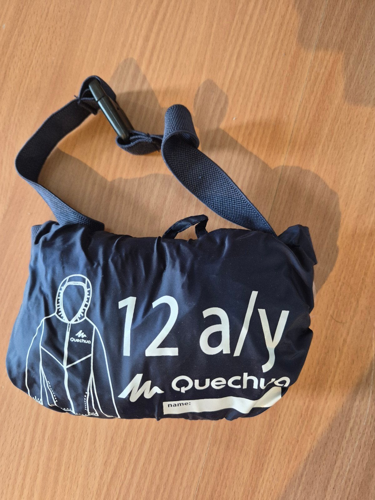 Quechua regenjas 12 jaar, opvouwbaar in zakje, Ophalen, Zo goed als nieuw