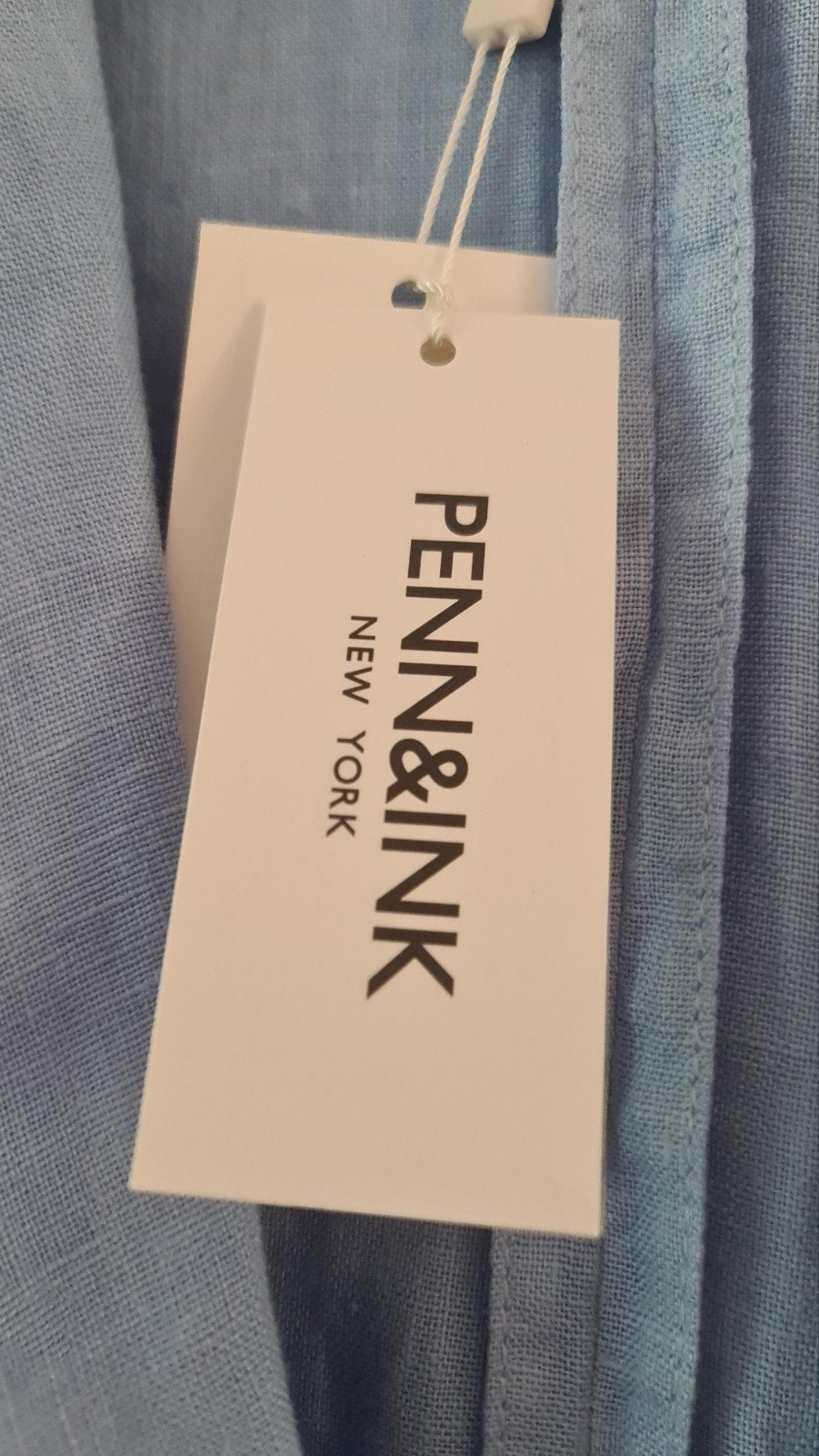 nieuwe blazer lichtblauw linnen Penn&Ink Blue Bell colbertje, Kleding | Dames, Penn & Ink, Blauw, Nieuw, Ophalen of Verzenden