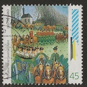 Duitsland 294, optocht, Verzenden, 1990 tot heden, Gestempeld