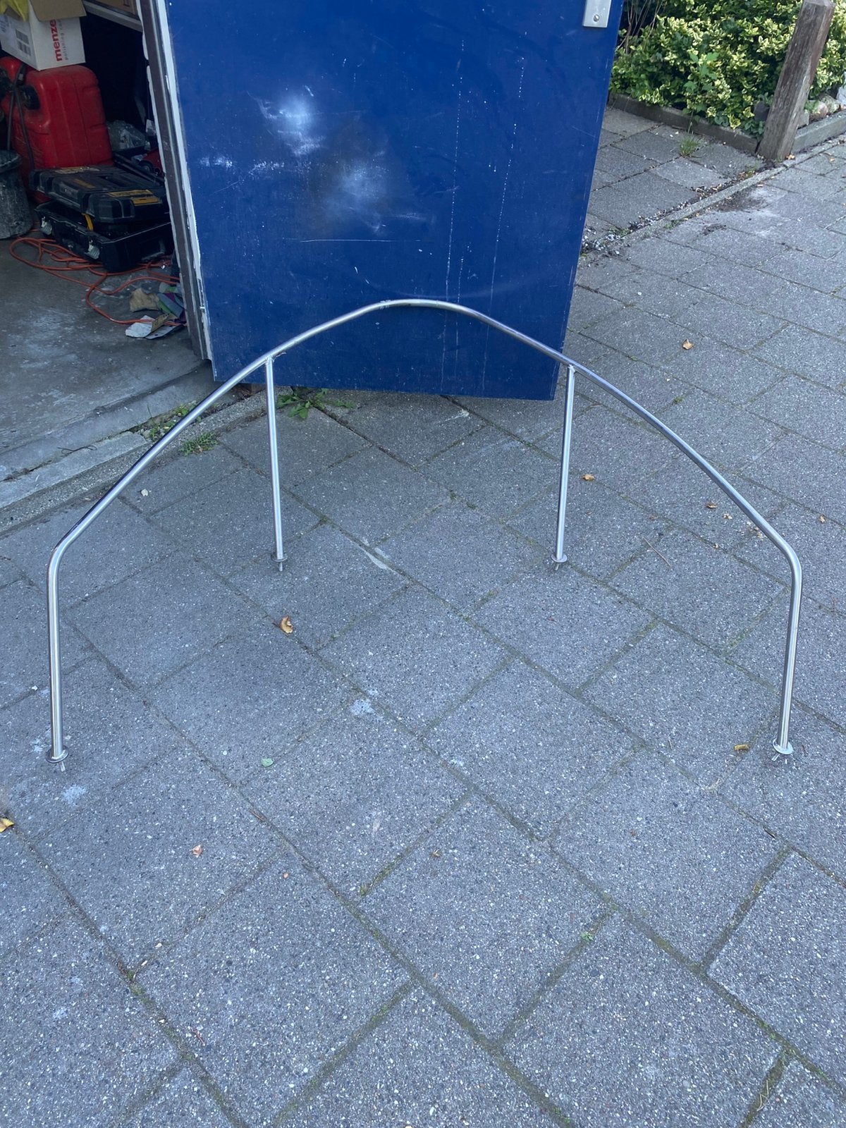 Rvs reling  / boeg reling / railing zie adv, Ophalen, Zo goed als nieuw, Zeilboot of Motorboot