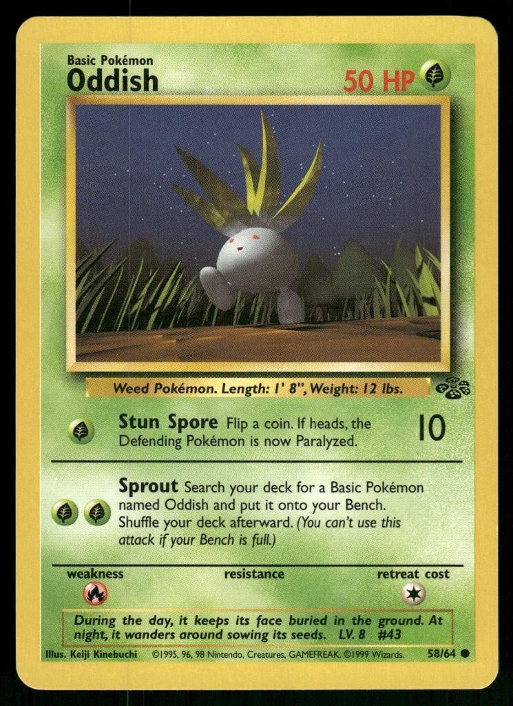 Oddish 58/64 - Jungle (NM), Verzenden, Gebruikt