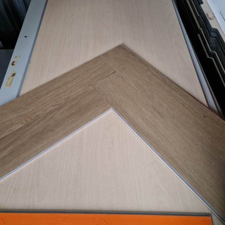 Restpartij 9 m2 Klik PVC Lamett Sava HB Sand.SAV-HB-2253-IB., Ophalen, Nieuw, 5 tot 10 m², Laminaat