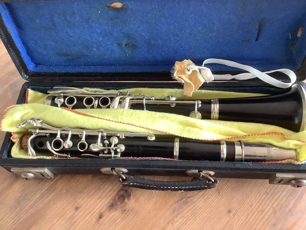 Klarinet, Gebruikt, Met koffer, Hout, Ophalen