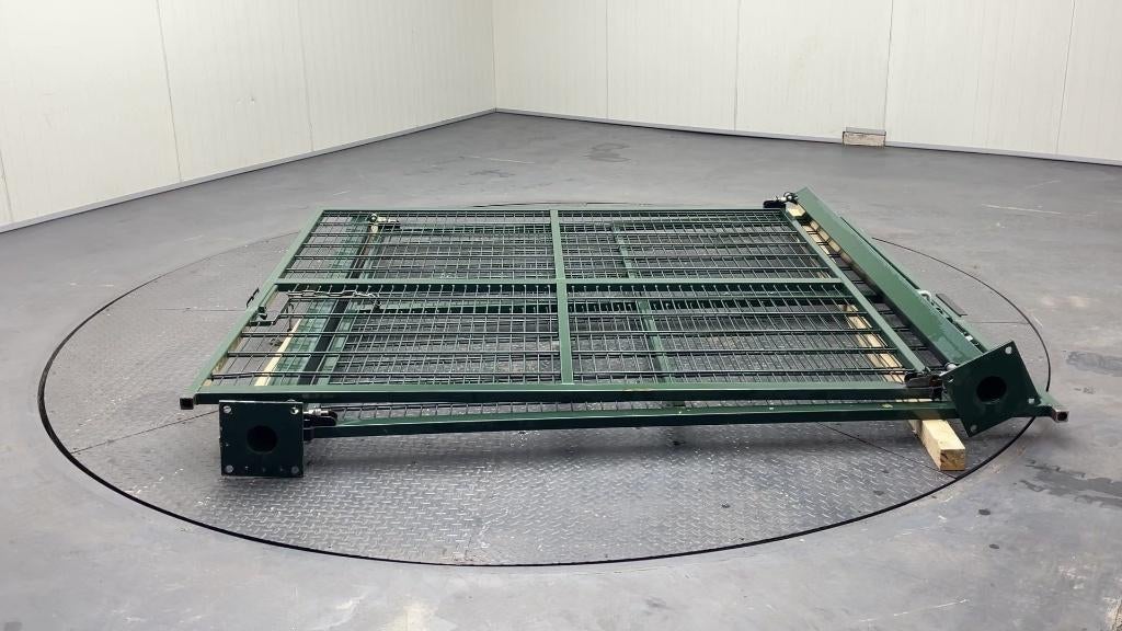 Toegangspoort hekwerk dubbel hek bedrijfshek metalen poort, Ophalen, Gebruikt, IJzer, Sierhekwerk
