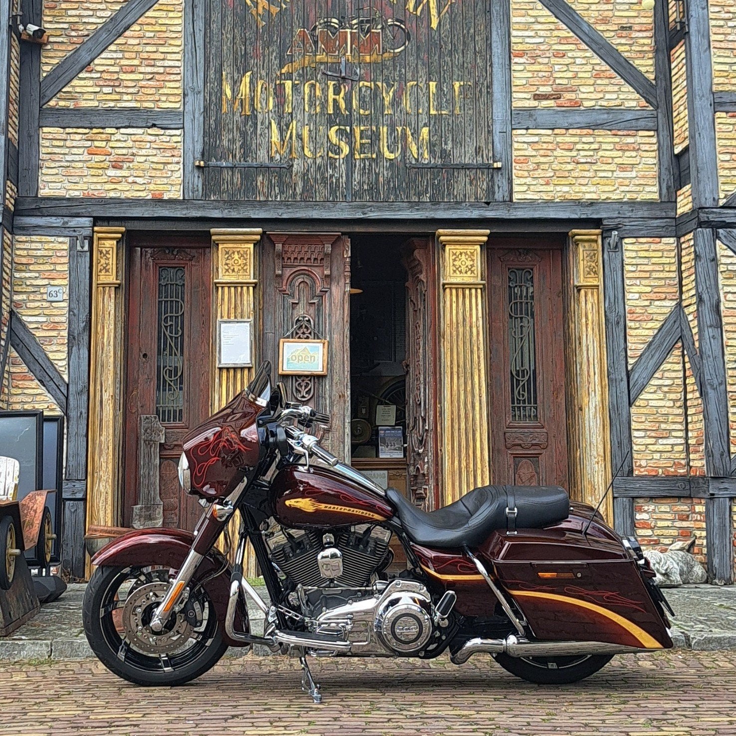 harley davidson cvo streetglide, Motoren, 2 cilinders, ABS, Motorrijbewijs A, Gebruikt