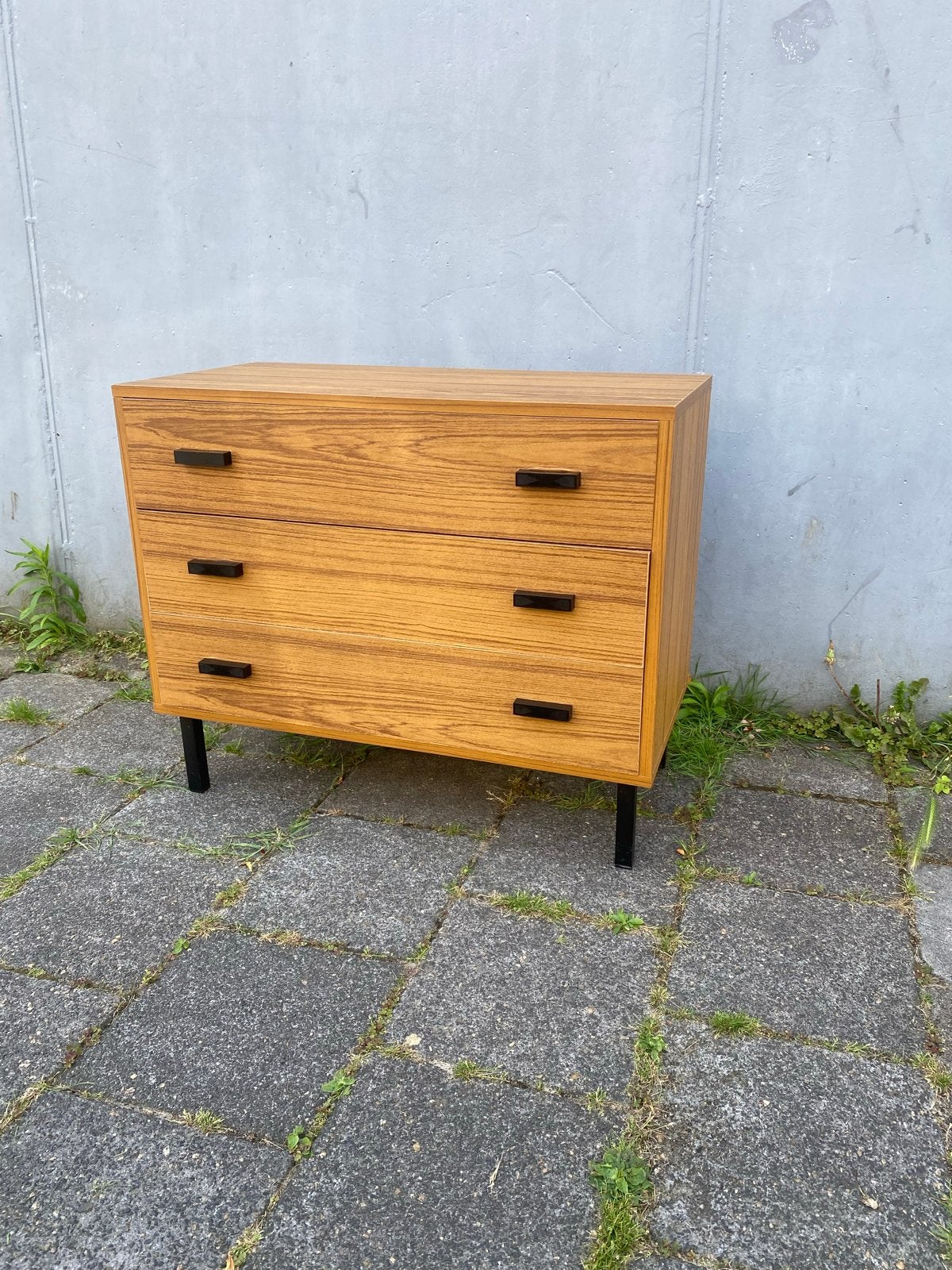 Vintage ladenkast jaren '60 - Goede stevige staat, Ophalen, Gebruikt, 50 tot 100 cm, Minder dan 100 cm
