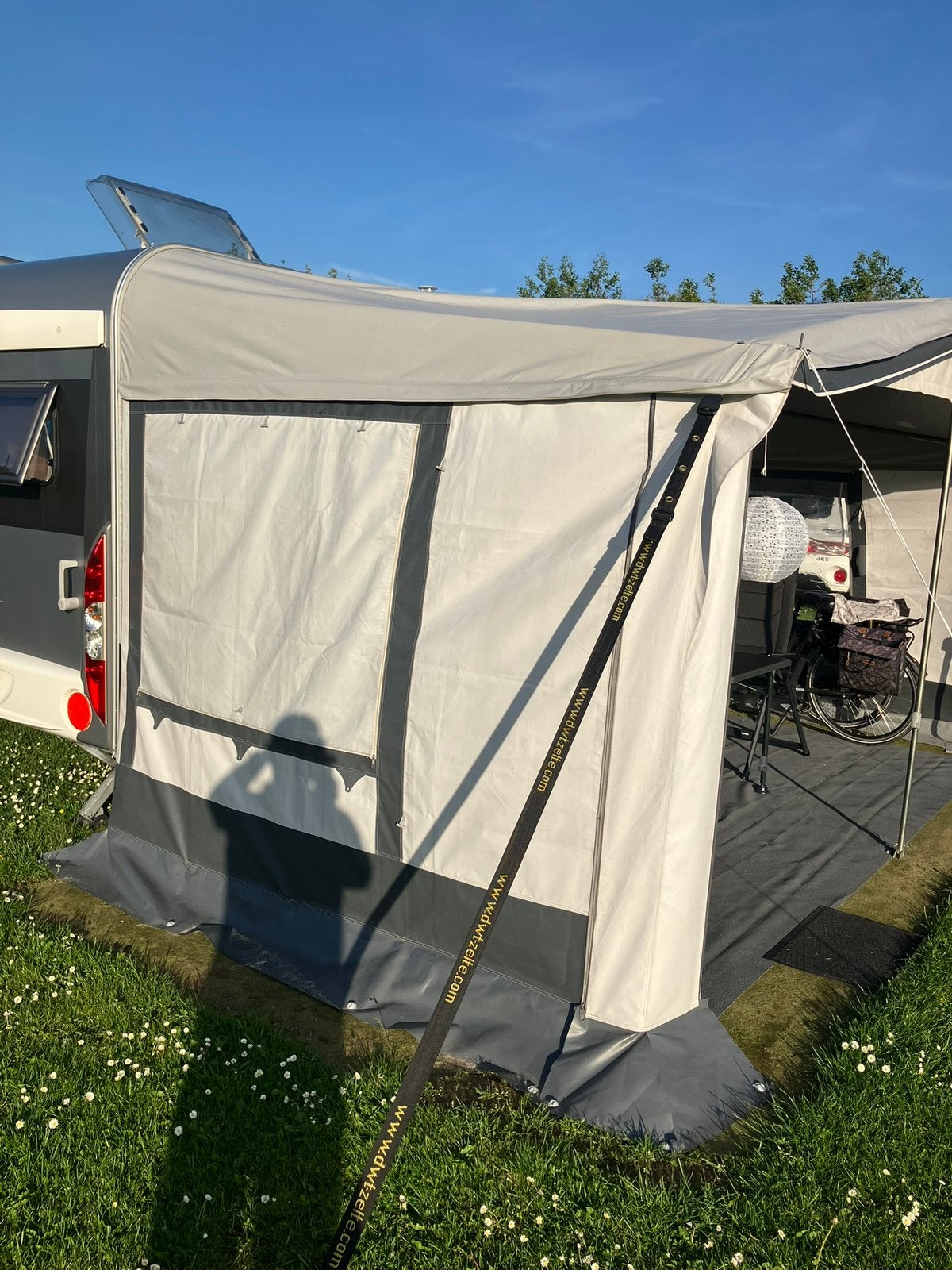 Te koop DWT-Zelte voortent, Ophalen, Gebruikt, PVC