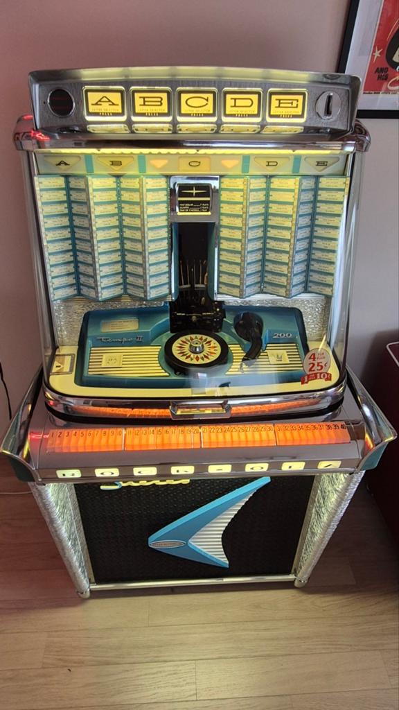 Rock-ola Tempo 2 - 200 Select, Ophalen of Verzenden, Gebruikt, 1950 tot 1960, Rock Ola