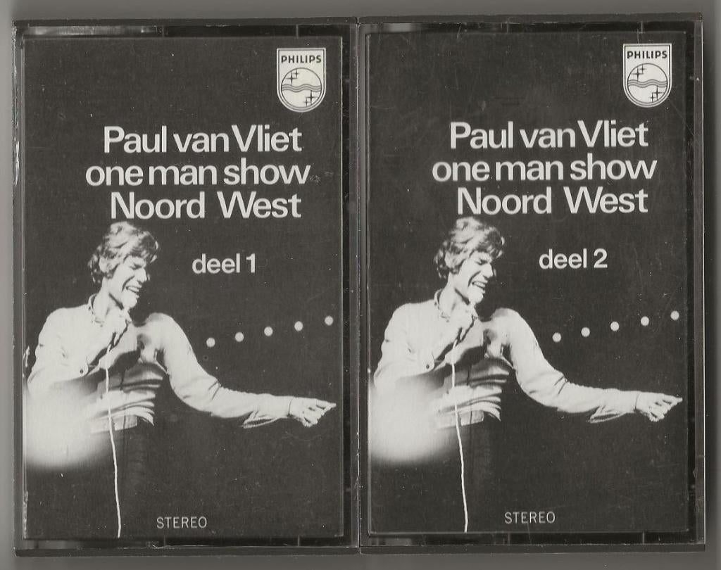 Paul van Vliet - oneman show Noord West, 2 MC 's uit 1973, Cd's en Dvd's, Ophalen, Gebruikt, 2 t/m 25 bandjes, Origineel