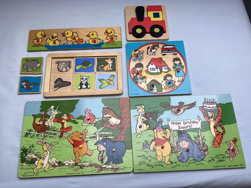 Houten puzzels, Ophalen, Gebruikt, Van hout, Minder dan 10 stukjes