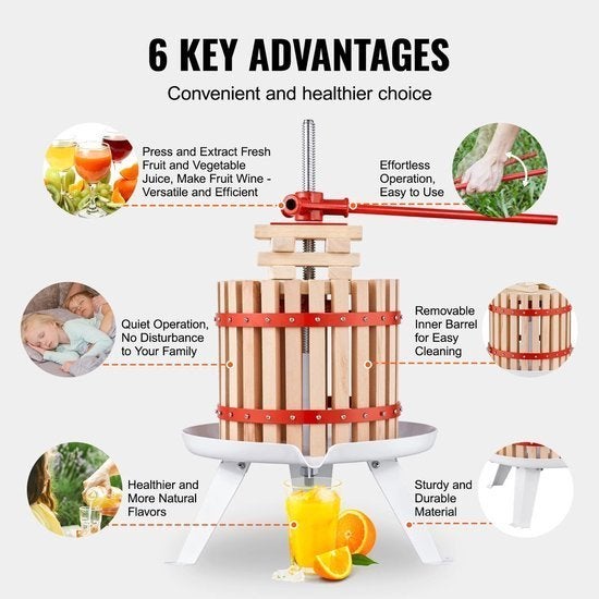 Handmatige Sapcentrifuge - Kitchen Citruspers - Handmatige F, Corvance B.V., Verzenden, Nieuw, Corvancebol@gmail.com