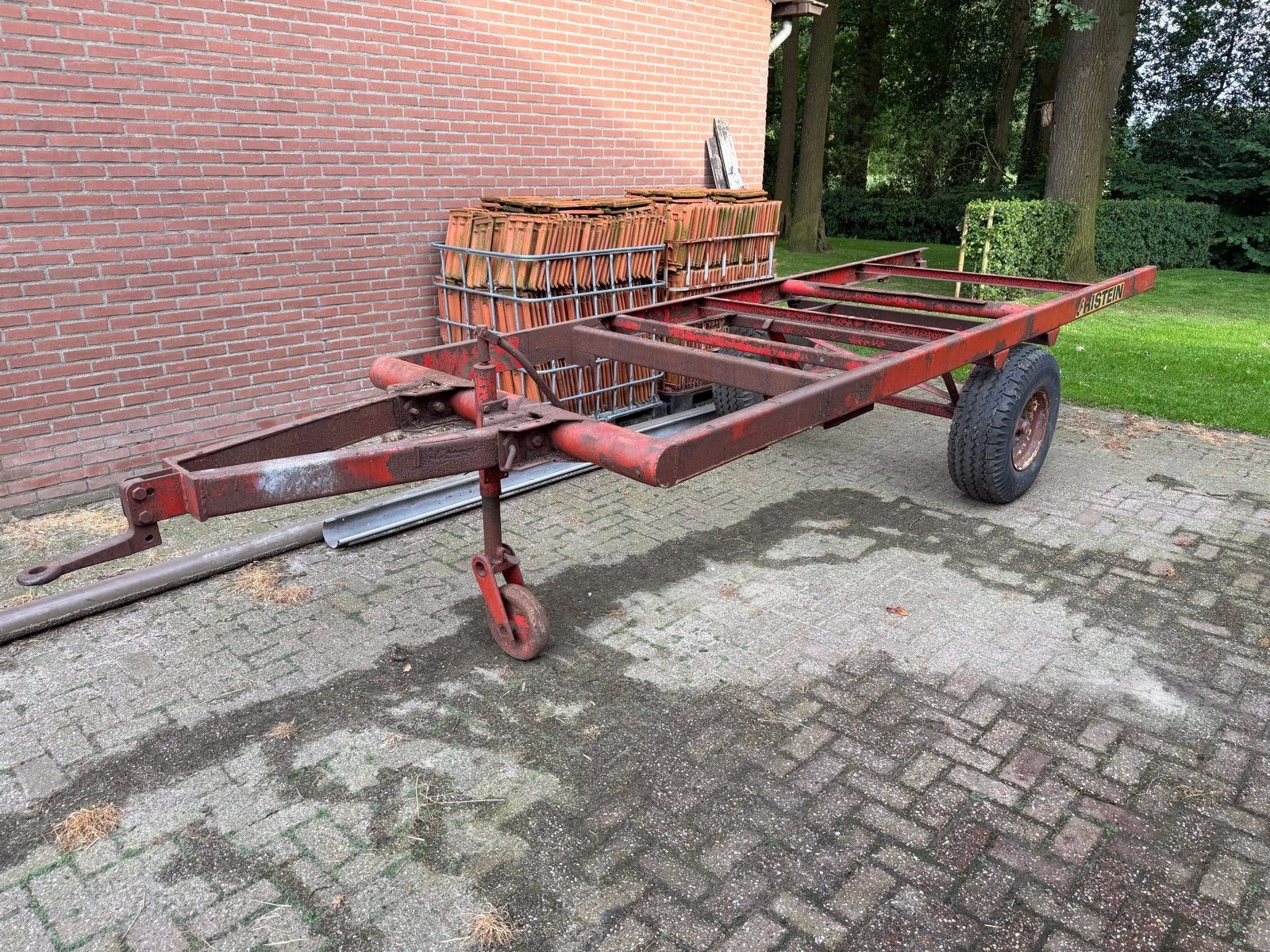 Fristein wagen onderstel, Ophalen