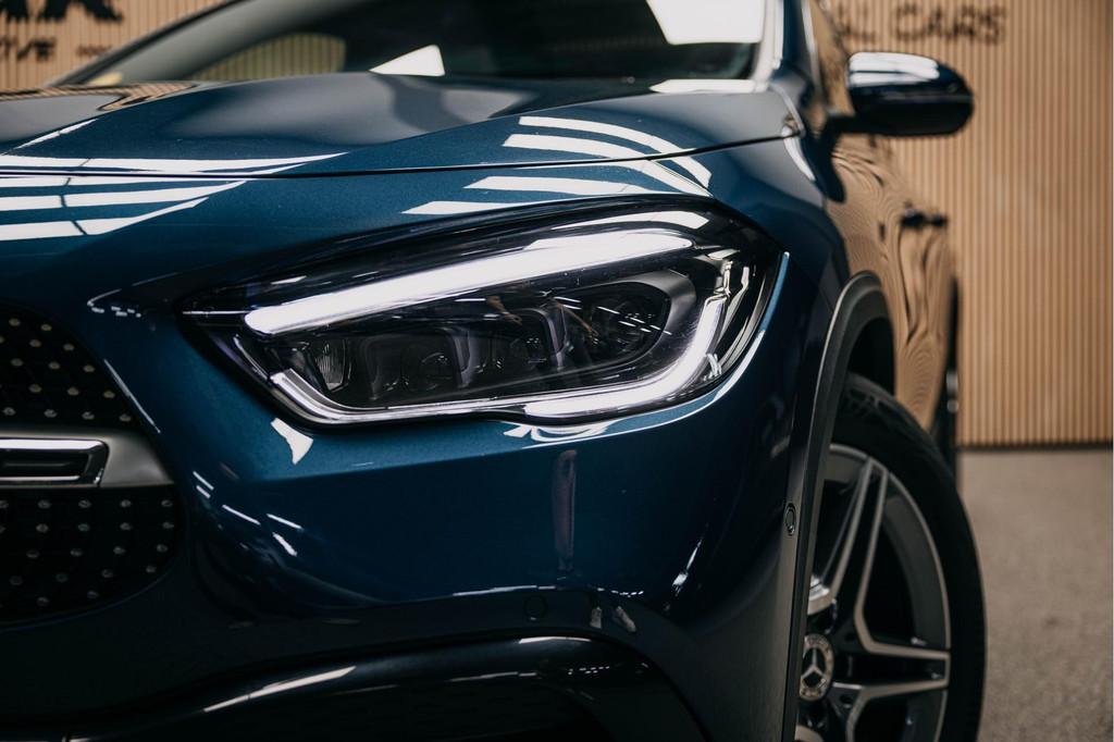 Mercedes-Benz GLA 180 d Business Solution AMG | AMG-Line | P, Auto's, Stof, Gebruikt, 4 cilinders, Blauw