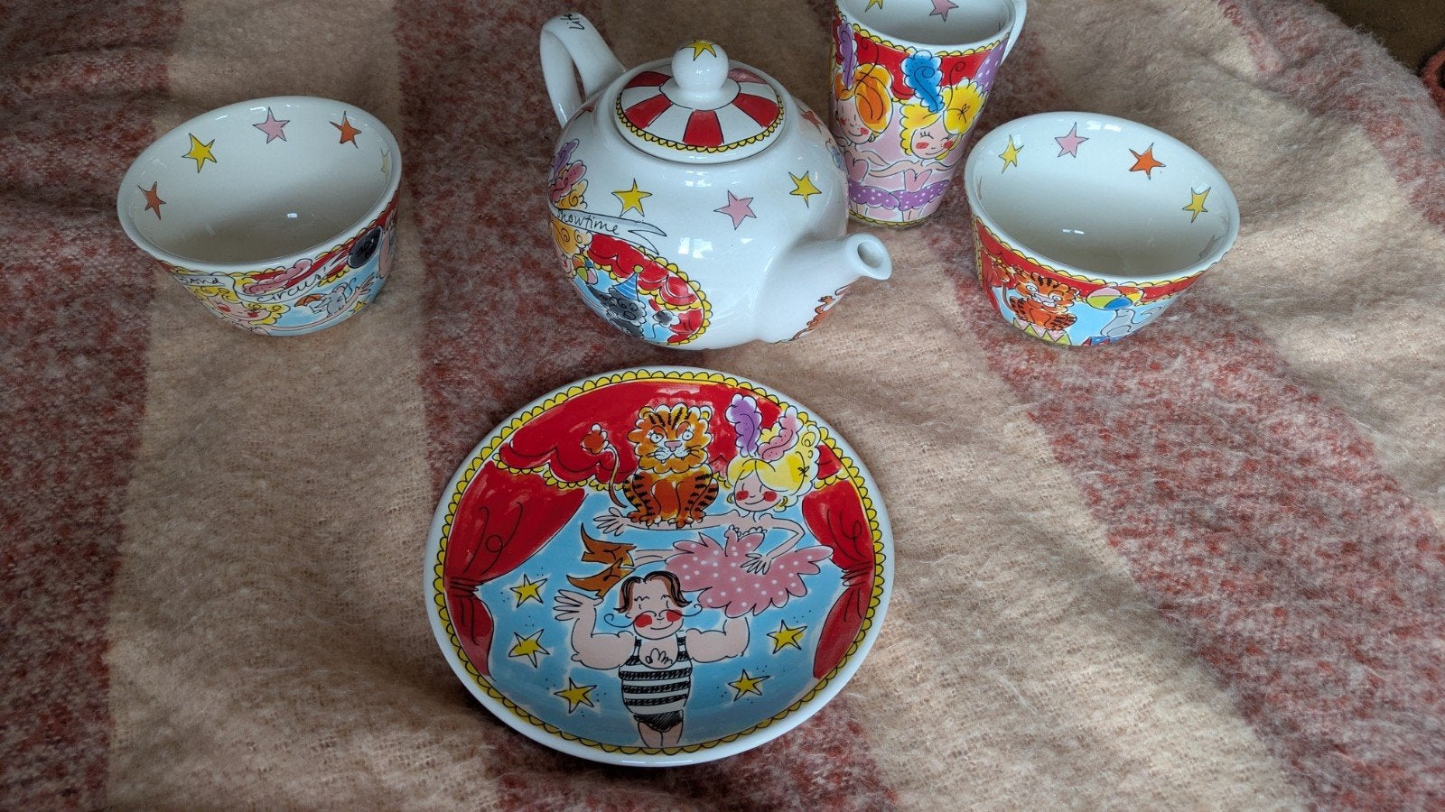 Blond Amsterdam "Life is a circus" servies, Ophalen, Keramiek, Zo goed als nieuw, Overige stijlen