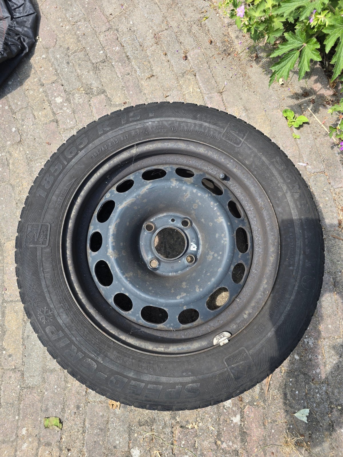 4x Winterband met velg 185/65 r 15, Ophalen