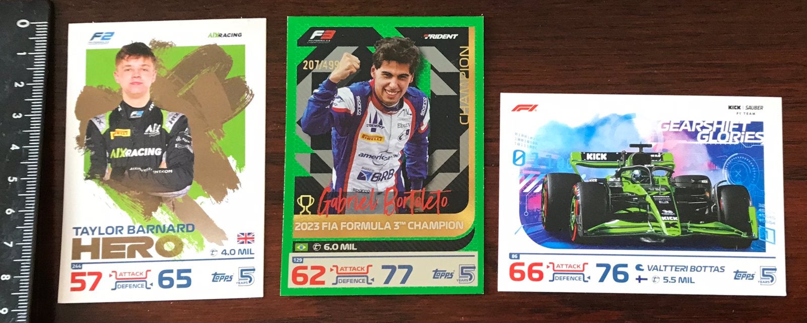 3 Plaatjes TURBO ATTAX FORMULE 2, Ophalen of Verzenden, Zo goed als nieuw, Overige typen