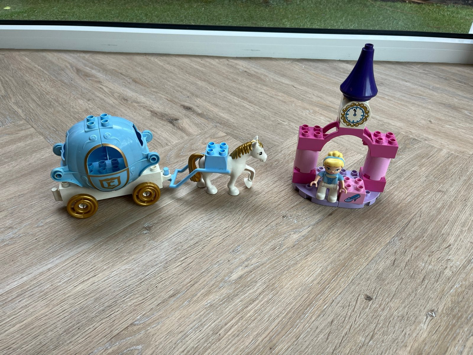 LEGO Duplo Assepoester Koets en Kasteel Set 6153, Ophalen of Verzenden, Gebruikt, Overige merken