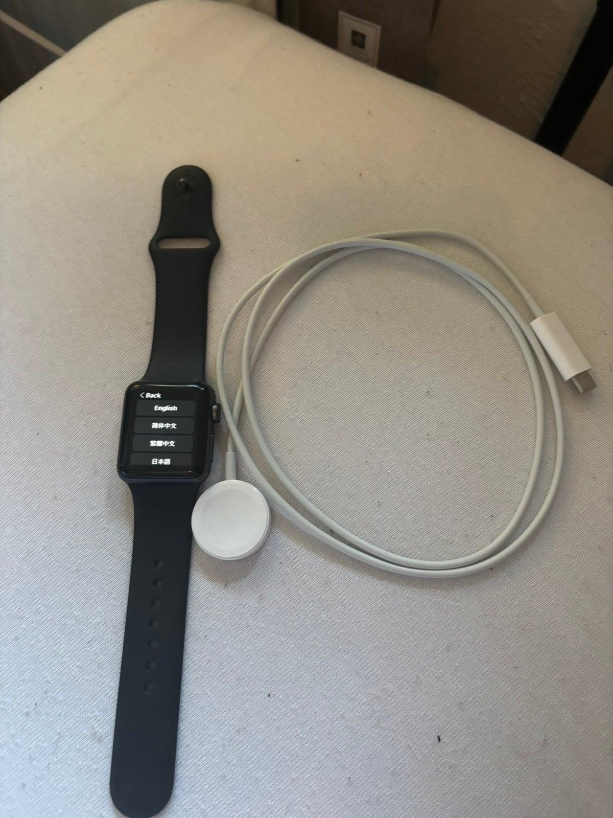 Apple watch 3 serie 38mm, Sieraden, Tassen en Uiterlijk, Smartwatches, Ophalen of Verzenden, Zo goed als nieuw, Zwart, IOS