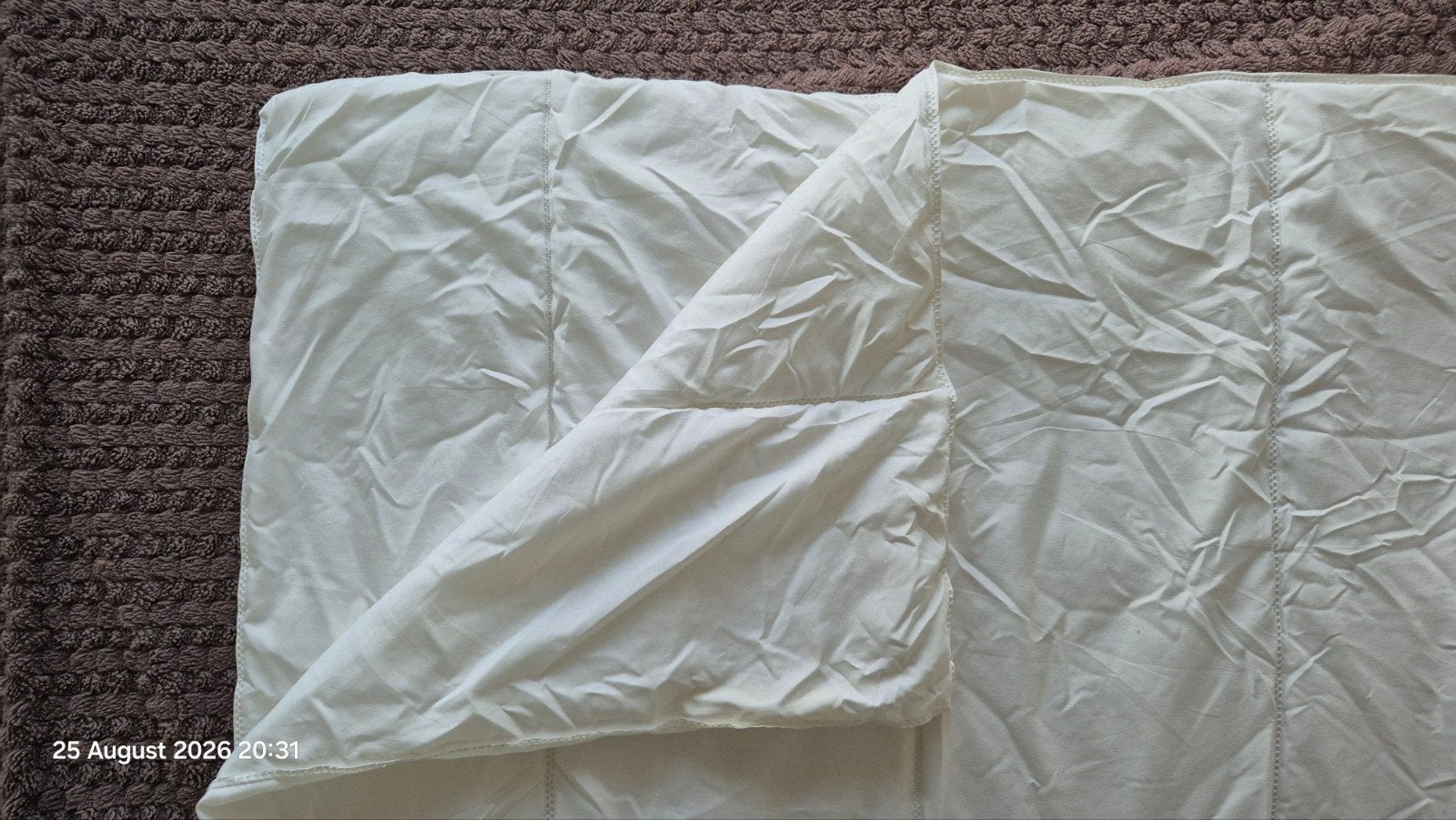 Ikea Duvet Bed Safferot, Ophalen, Wit, Tweepersoons, Deken of Dekbed