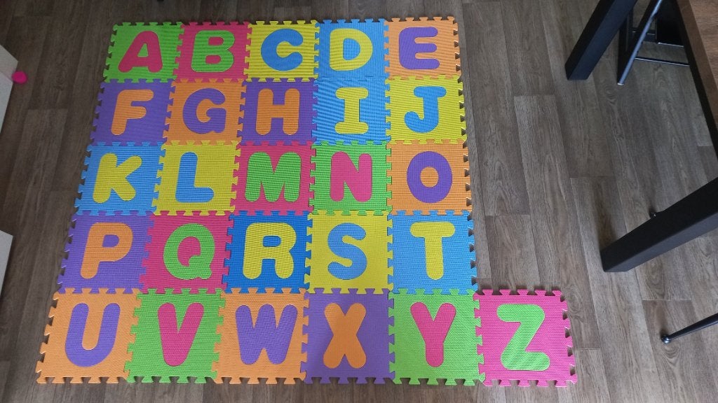 Foam tegels alfabet, Kinderen en Baby's, Ophalen of Verzenden, Nieuw, Overige typen