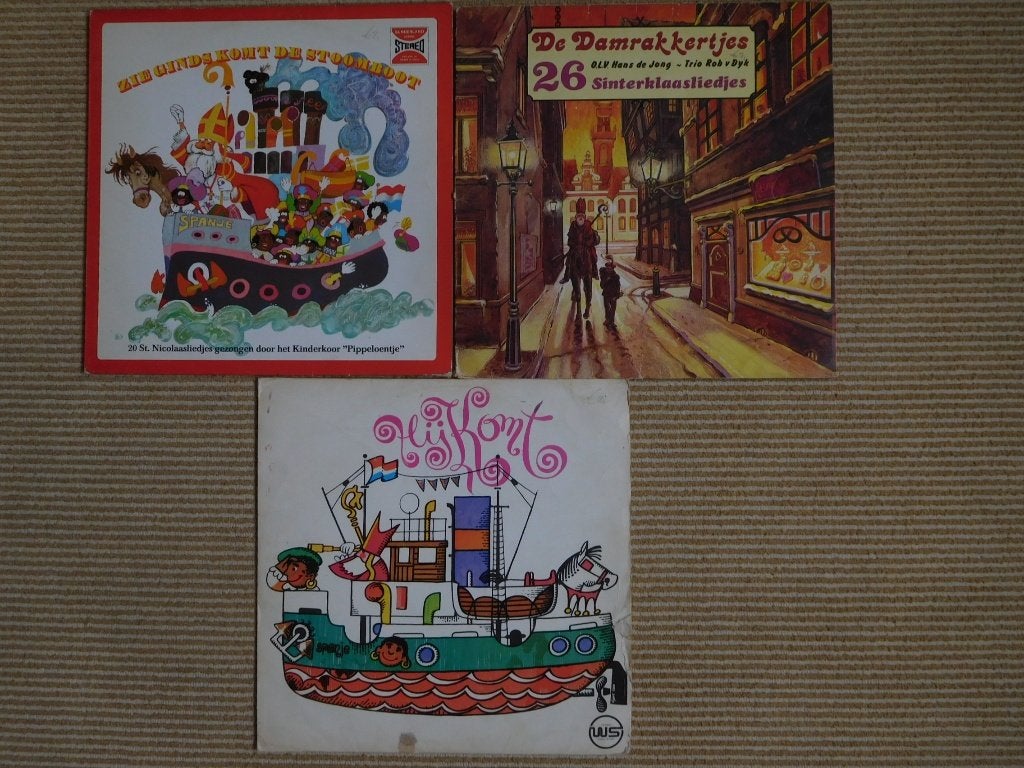 Sinterklaas LP's (3x), Ophalen of Verzenden, Gebruikt, Sinterklaas, Overige typen