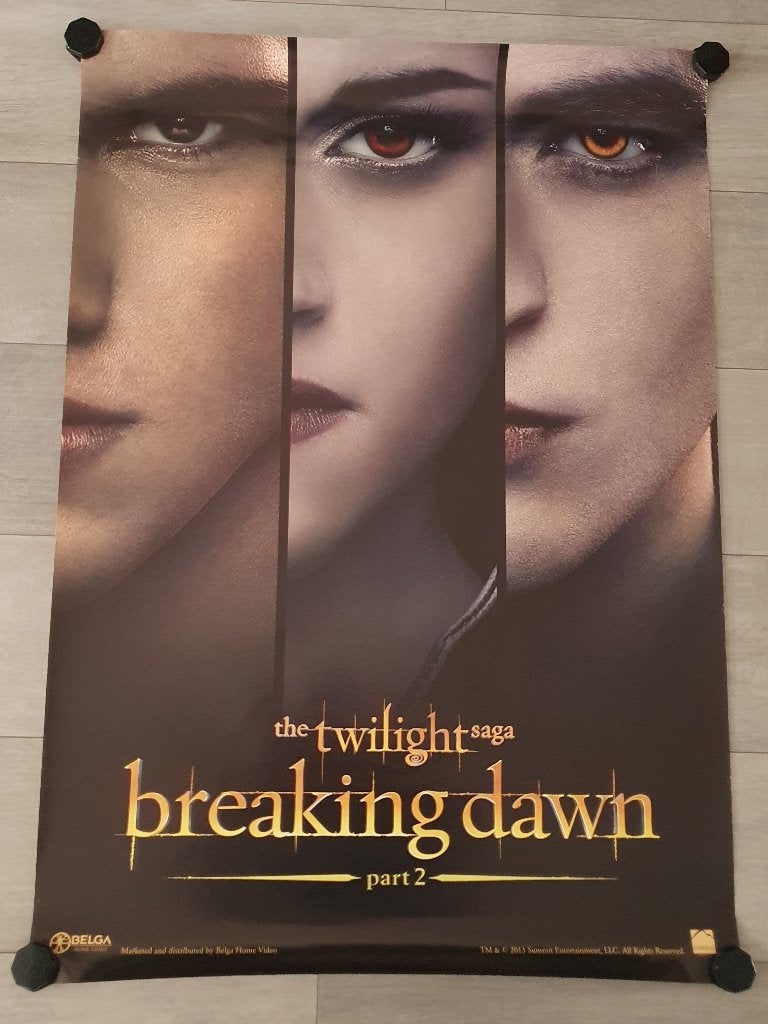 Poster the Twilight saga "Breaking dawn part 2", Rechthoekig Staand, Deurposter of groter, Ophalen of Verzenden, Zo goed als nieuw