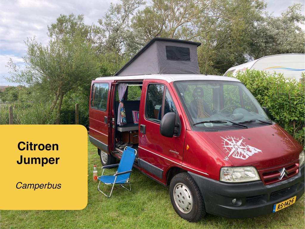 Citroen Jumper Camperbus 2005 | hefdak | zonnepaneel, Caravans en Kamperen, Campers, Overige merken, Buscamper of Camperbus, Tot en met 2
