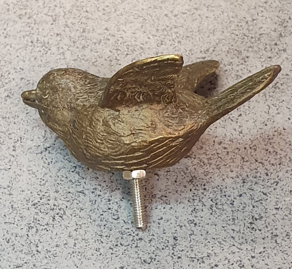 2 bronzen vogeltjes / MUSSEN /nieuw, Dierenbeeld, Nieuw, Info@huisentuindecoratiemarie.nl, Huis en tuin decoratie marie